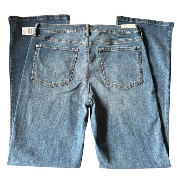 Vintage X America Womens Blue Bootcut Jean Mid-rise Jeans 12 - Picture 4 of 6